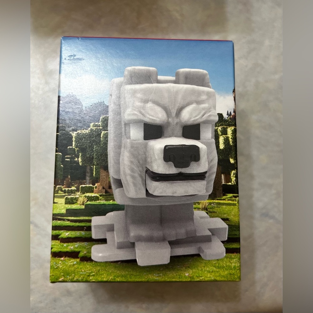 McDonalds’s 2025 A Minecraft Movie Happy Meal Toy Dennis #12 WOLF Dog